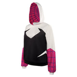 Spider-Man: Across The Spider-Verse- Gwen Stacy Cosplay CostumeHoodie Coat Outfits Halloween Carnival Suit