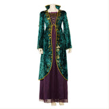 Hocus Pocus Winifred Sanderson Cosplay Costume Outfit Dress Suit Uniform