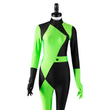 Shego Kim Possible  Cosplay Costume Adult Jumpsuit Outfits Halloween Carnival Suit