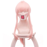 DARLING in the FRANXX Zero Two ponytail Cosplay Wig Pink