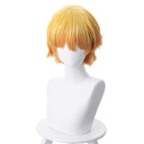 Blade of Demon Destruction Agatsuma Zenitsu Outfit Cosplay Wig