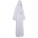 Adult Princess Leia Cosplay Costume Dress Outfits Halloween Carnival Suit