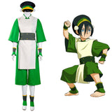 Toph bengfang Avatar: The Last Airbender Cosplay Costume Vest Pants Outfits Halloween Carnival Suit