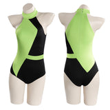 Shego Kim Possible  Cosplay Costume Adult Swimwear Outfits Halloween Carnival Suit