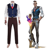 Chamber VALORANT Cosplay Costume Outfits Halloween Carnival Suit