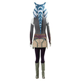 Ahsoka Tano Women Dress Outfit Rebels Cosplay Costume Halloween Carnival Costume