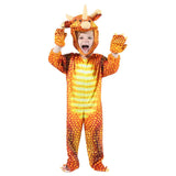 Kids Infant/Toddler Rust Triceratops Dinosaur T-Rex Cosplay Costume