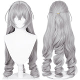 Honkai: Star Rail Bronya Cosplay Wig Heat Resistant Synthetic Hair Carnival Halloween Party Props