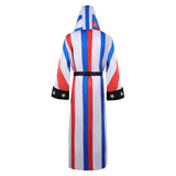 Adult Creed3 Adonis Creed Cosplay Costume Long Robe Belt Outfits Halloween Carnival Party Suit