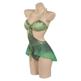 Poison Ivy Dr. Pamela Lillian Isley Cosplay Costume Halloween Carnival Party Disguise Suit DC