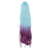 KDA Groups Seraphine League of Legends LOL Cosplay Wig Heat Resistant Synthetic Hair Carnival Halloween Party Props