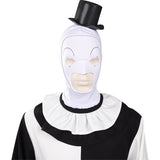 Terrifier 2 Art the Clown Cosplay Costume Jumpsuit Hat Outfits Halloween Carnival Suit