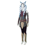 Ahsoka Tano Women Dress Outfit Rebels Cosplay Costume Halloween Carnival Costume