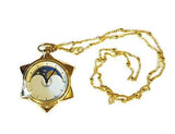 Sailor Moon Sweater chain Crystal Pocket Watch Cosplay Accessories