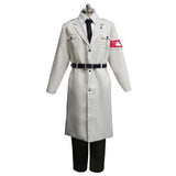 Shingeki no Kyojin S4 Marley Army White Uniform Attack on Titan Cosplay Costume Outfits Halloween Carnival Suit