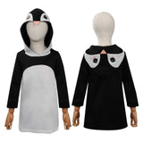 Kids Little Penguin Hoodie Cosplay Costume Outfits Halloween Carnival Suit