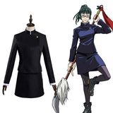 Maki Zenin Anime Jujutsu Kaisen Cosplay Costume Uniform Skirt Outfits Halloween Carnival Suit