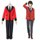 Ryouta Suzui Kakegurui Cosplay Costume Men School Uniform Outfits Halloween Carnival Suit