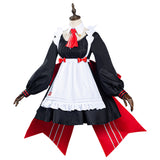 Noelle Anime Genshin Impact x KFC Cosplay Costume Maid Dress Halloween Carnival Suit