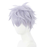 Satoru Gojou Anime Jujutsu Kaisen Cosplay Wig Heat Resistant Synthetic Hair Carnival Halloween Party Props