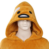 Gudetama Adventure Gudetama Cosplay Costume Jumpsuit  Sleepwear Onesies Pajamas Outfits Halloween Carnival Party Suit