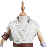 Rey The Rise of Skywalker Cosplay Costume Kids Children Outfits Halloween Carnival Suit