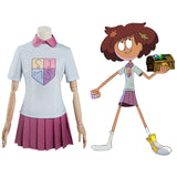 Anne Boonchuy Amphibia Cosplay Costume Uniform Skirts Outfits Halloween Carnival Suit