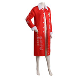Japanese Bosozoku Kimono Cosplay Costume Christmas Red Coat Outfits Halloween Carnival Suit