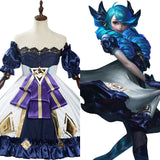 Gwen Game League of Legends LOL  Cosplay Costume Outfits Halloween Carnival Suit