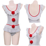 It-Pennywise Sexy Jumpsuit Cosplay Costume Outfits Halloween Carnival Suit