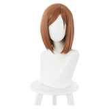 Kugisaki Nobara Jujutsu Kaisen Cosplay Wig Heat Resistant Synthetic Hair Carnival Halloween Party Props