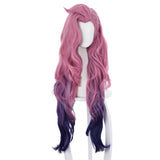 League of Legends LOL KDA Groups Seraphine Long Curly Wig Cosplay Wigs