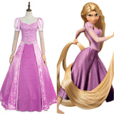 Tangled Rapunzel Cosplay Costume Women Princess Dress Outfits Halloween Carnival Party Disguise Suit