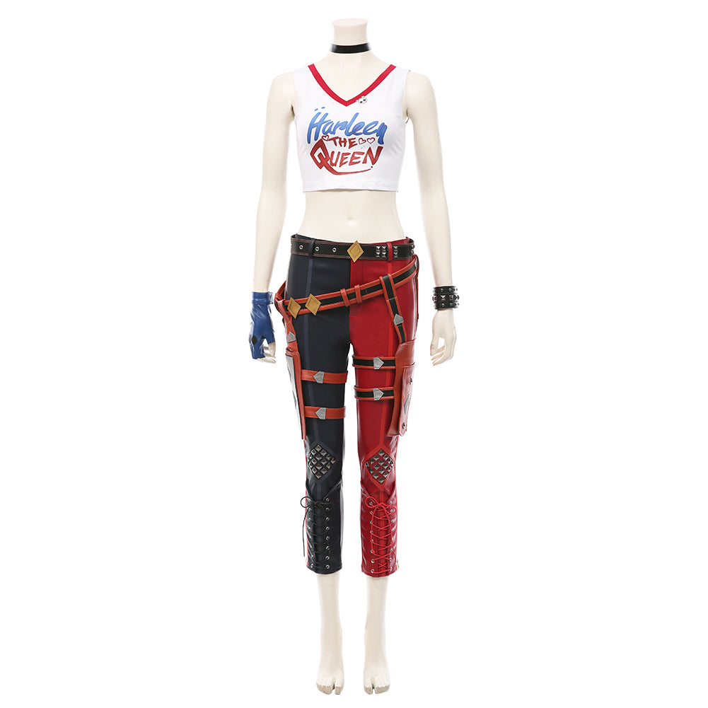 Harley Quinn costume da donna Suicide Squad Suicide Squad costume per  adulti t-shirt pantaloni e