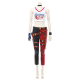 Harleen Quinzel Harley Quinn Suicide Squad: Kill the Justice League Cosplay Costume T-shirt Pants Outfits Halloween Carnival Suit