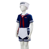 Stranger Things 3 Scoops Ahoy Steve Harrington Cosplay Costume For Kid