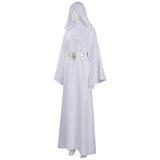 Adult Princess Leia Cosplay Costume Dress Outfits Halloween Carnival Suit