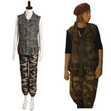 Stranger Things Season 4 - Robin Buckley Camouflage Cosplay Costume Outfits Halloween Carnival Suit