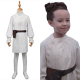 Kids Children Obi-Wan Kenobi -Leia Cosplay Costume Battle Suit Outfits Halloween Carnival Suit