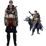 Monster Hunter Rise MH Rise Men Hunter Cosplay Costume Outfits Halloween Carnival Suit