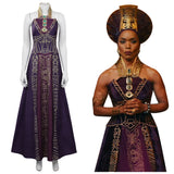 Black Panther: Wakanda Forever Ramonda Cosplay Costume Dress Outfits Halloween Carnival Party Suit