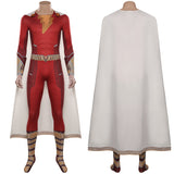 Shazam! Fury of the Gods-Shazam Cosplay Costume Jumpsuit Halloween Carnival Disguise Suit