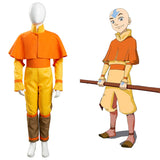 Aang Avatar: The Last Airbender Avatar Cosplay Costume Kids Children Jumpsuit Outfits Halloween Carnival Suit