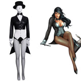 Zatanna Zatara DC Comics Superheroes The Magician Cosplay Costume Outfits Halloween Carnival Suit