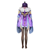 Keqing Game Genshin Impact Cosplay Costume Dress Outfits Halloween Carnival Suit