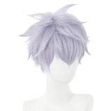 Satoru Gojou Anime Jujutsu Kaisen Cosplay Wig Heat Resistant Synthetic Hair Carnival Halloween Party Props