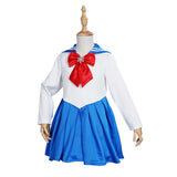 Sailor Moon Halloween Carnival Suit Cosplay Costume Kids Girls Blue Dresses Outfits