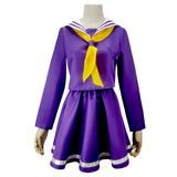 Shiro No Game No Life  Cosplay Costume Uniform Dress Outfits Halloween Carnival Suit