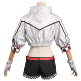 Cyberpunk Edgerunner Lucy Racing Jacket Cosplay Costume Fancy Outfit Halloween Carnival Suit