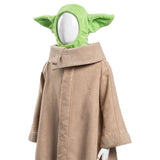 Baby Yoda The Mando Cosplay Costume Robe Hat Outfits Halloween Carnival Suit